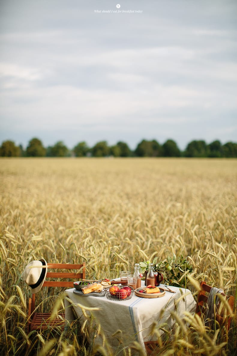 Breakfast between fields / Marta Greber